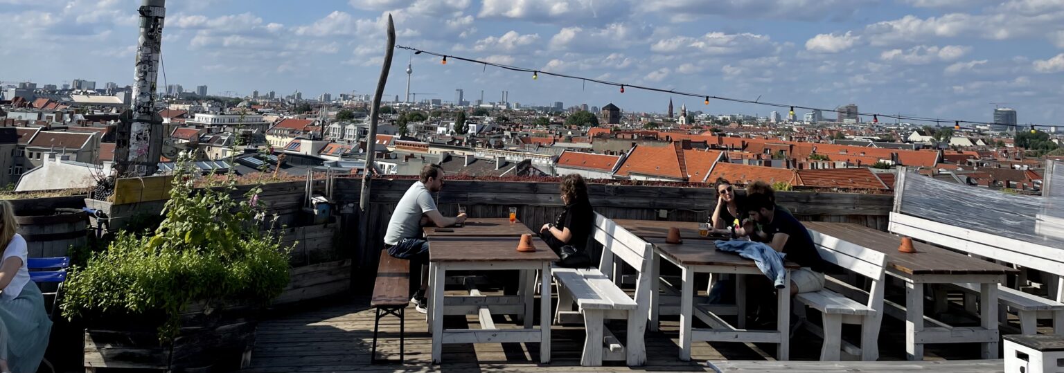 Dakterassen in Berlijn