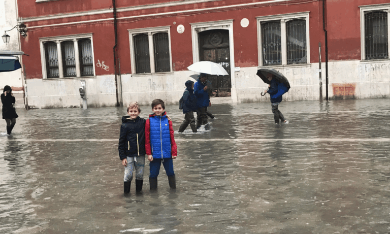 Hoogwater in Venetië