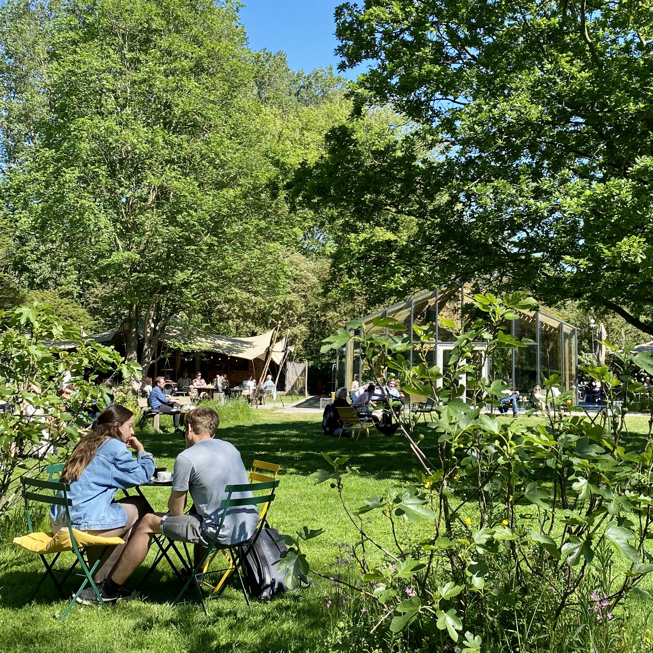Restaurant Greens in the Park in het Westbroekpark in Den Haag