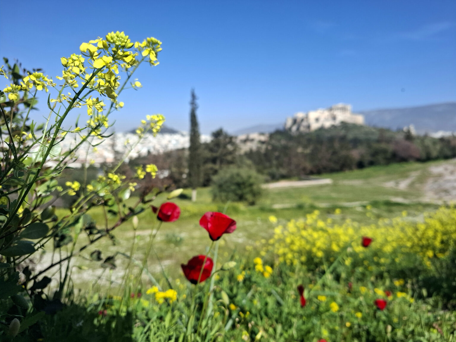 Het weer in Athene