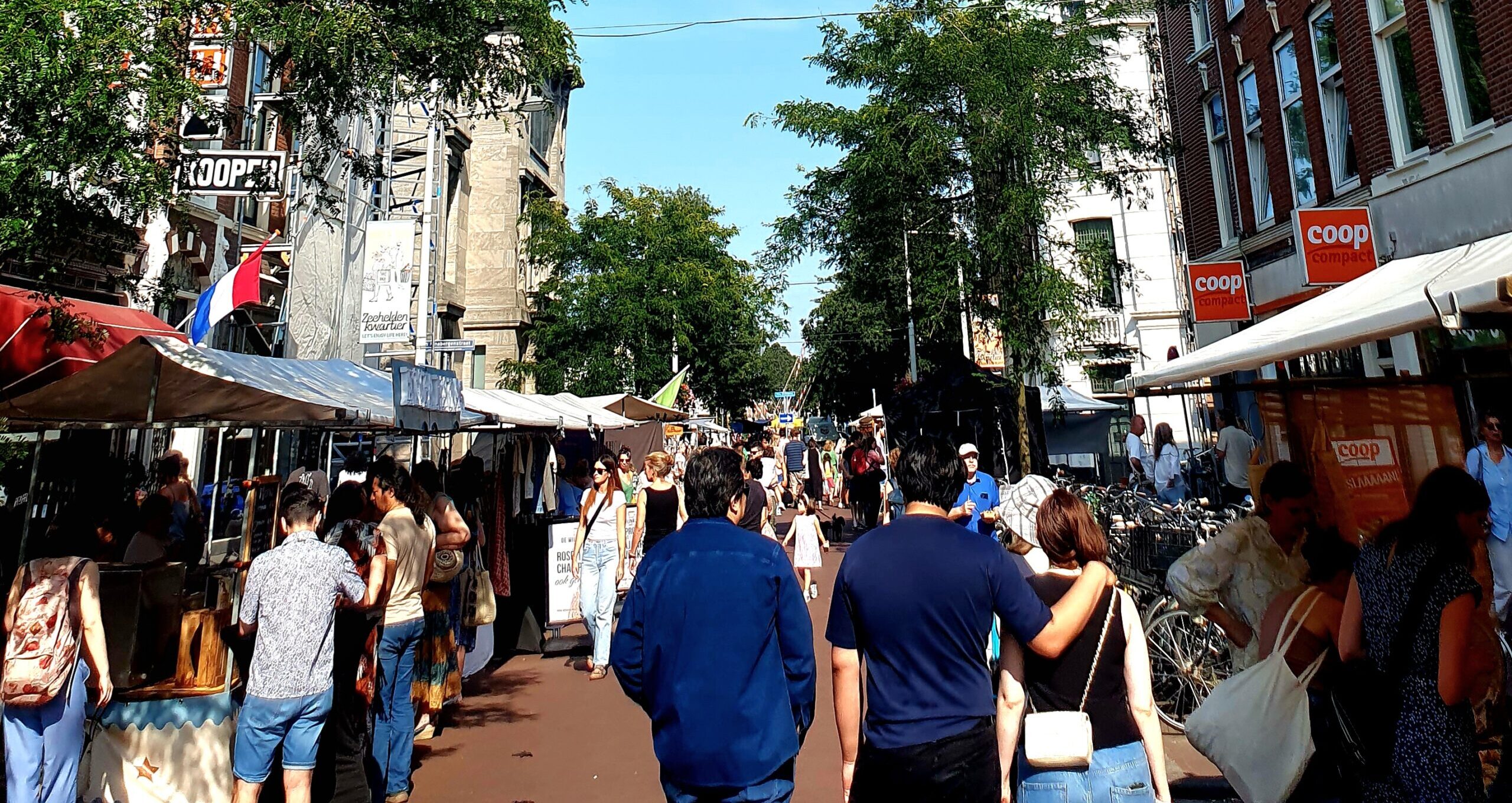 Markten in Den Haag. Zeeheldenkwartier